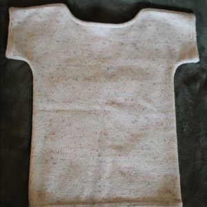 Short sleeved sweater, thick, cute for fall-office